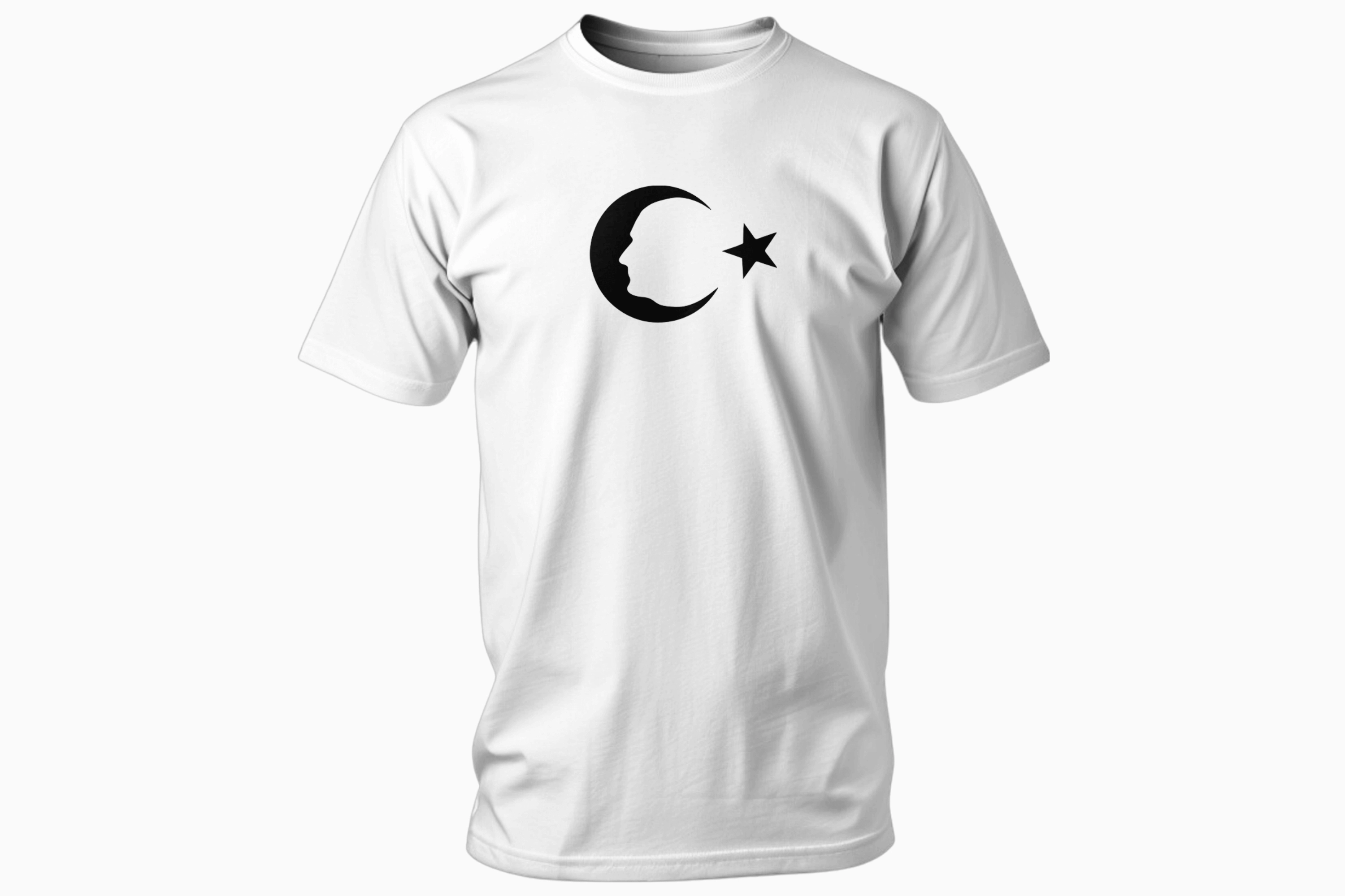 Atatürk Silüetli Ay Yıldız Temalı Tişört