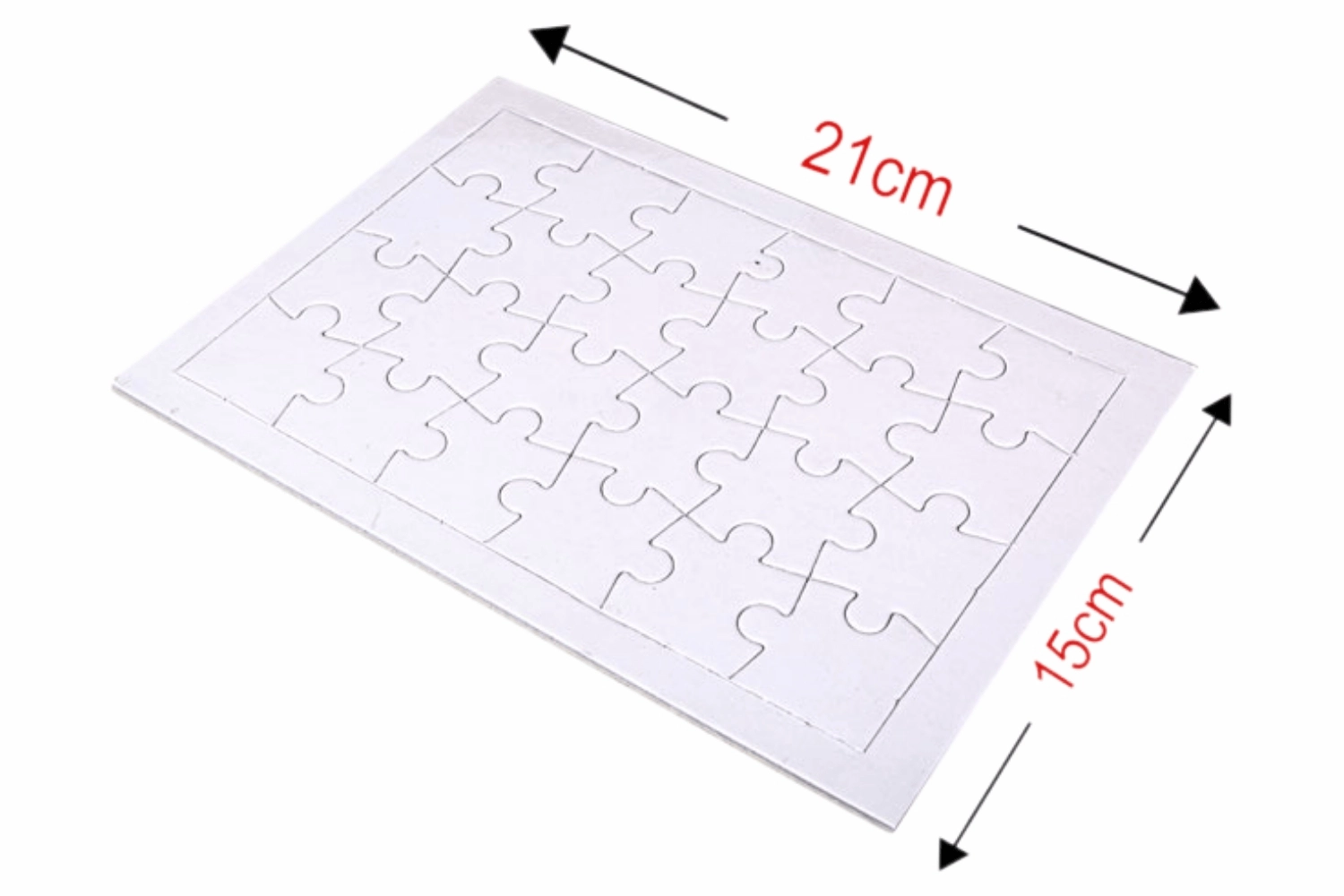 Süblimasyon Dikdörtgen Puzzle A5 - 24 Parça