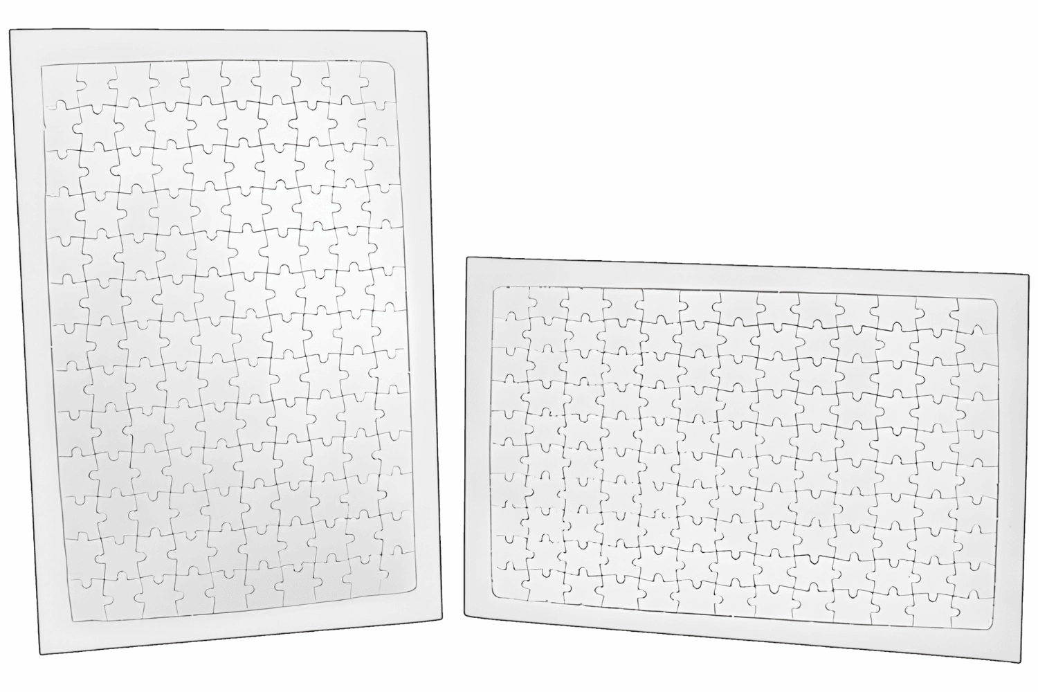 Süblimasyon Dikdörtgen Puzzle A4 - 99 Parça