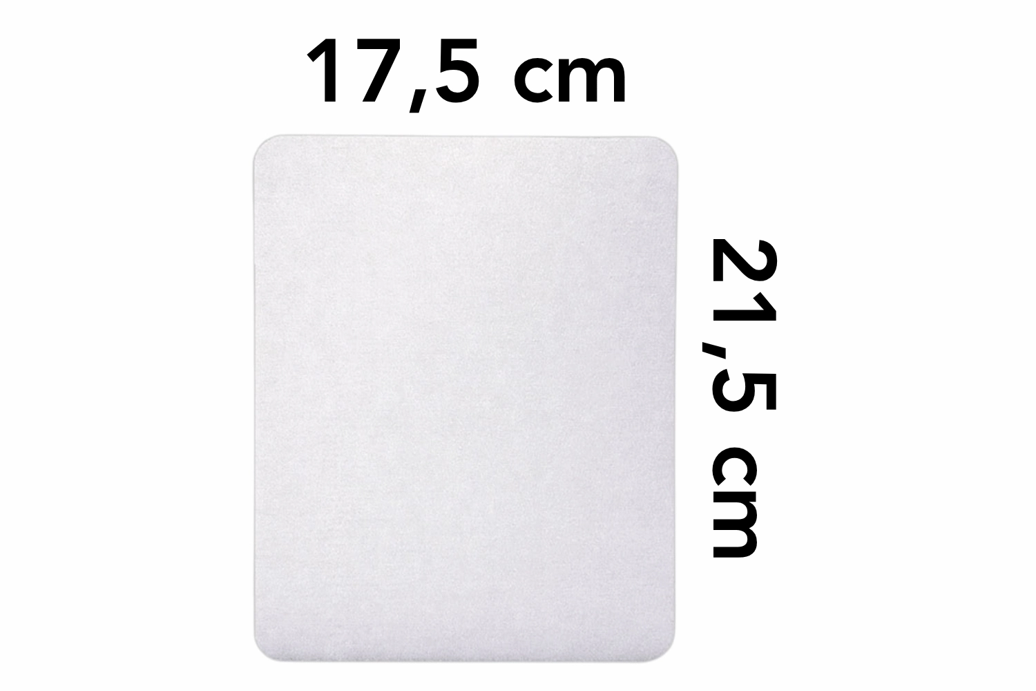 Süblimasyon Dikdörtgen Mouse Pad - 17x21cm