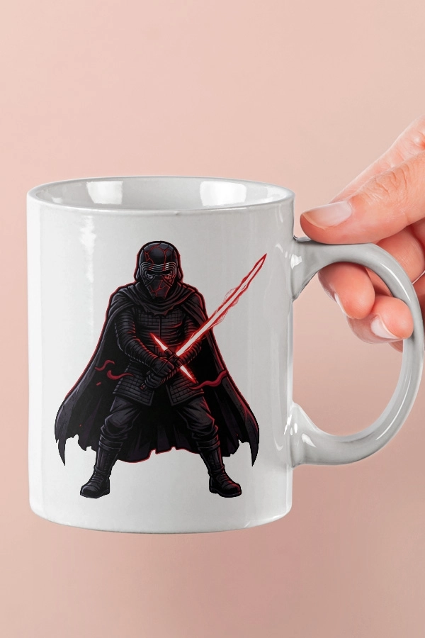 Kylo Ren Işın Kılıçlı Fan Art Kupa 