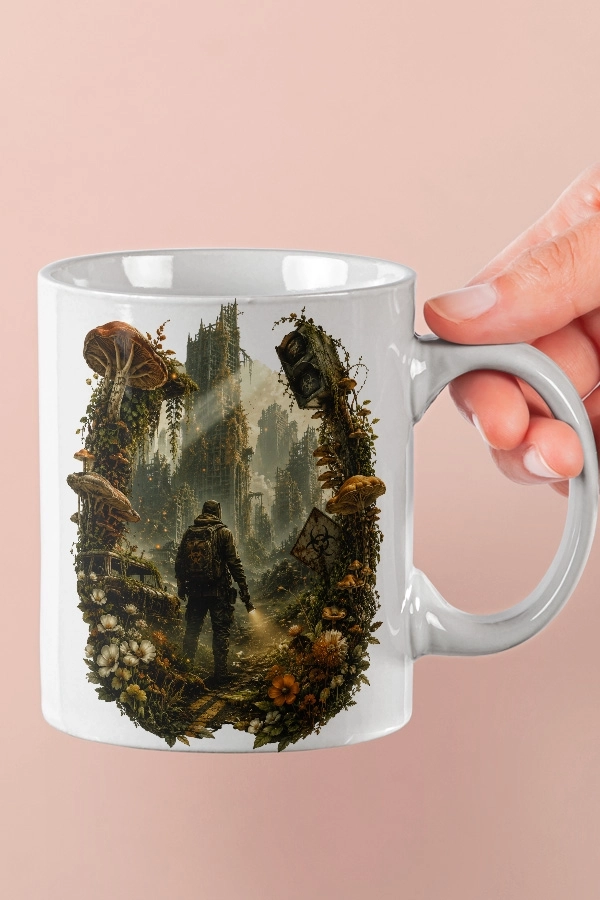 The Last of Us Cordyceps Mantarı Fan Art Kupa