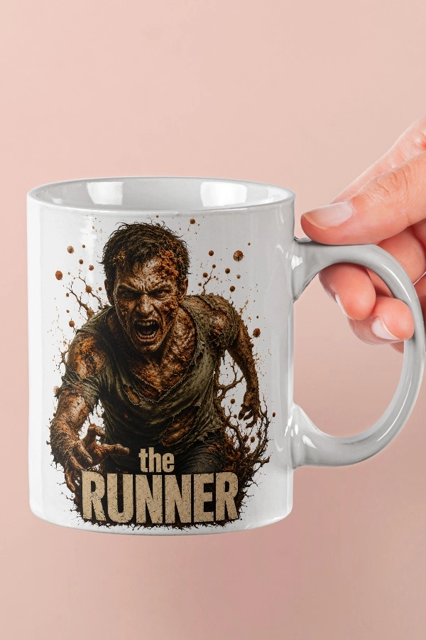 The Runner Zombi Tasarımlı The Last of Us Fan Art Kupa