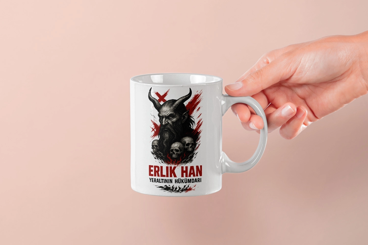 Yeraltının Hükümdarı: Erlik Han Tasarım Kupa