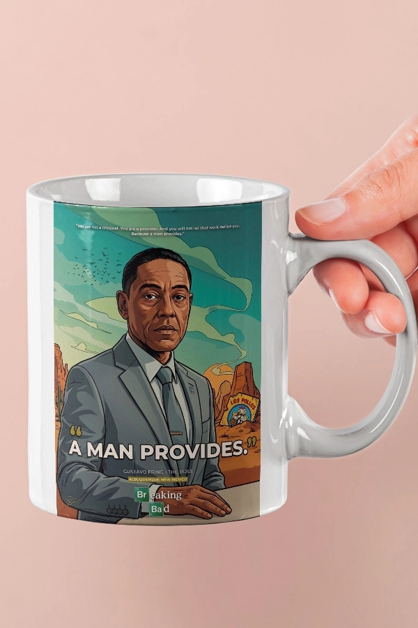 Breaking Bad Gustavo Fring ’’A Man Provides’’ Fan Art Kupa