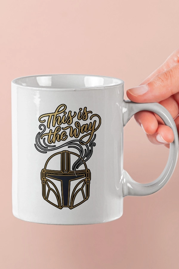 Star Wars Mandalorian This Is The Way Fan Art Tasarım Kupa 