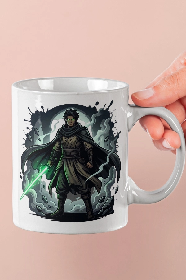 Star Wars Jedi Şövalyesi Fan Art Kupa