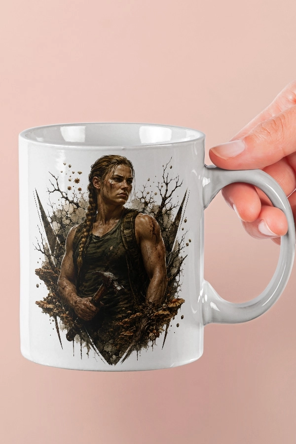 Abby Karakter Tasarımlı The Last of Us Fan Art Kupa
