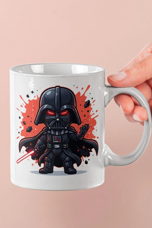 Chib Tarzı Darth Vader Fan Art Kupa 