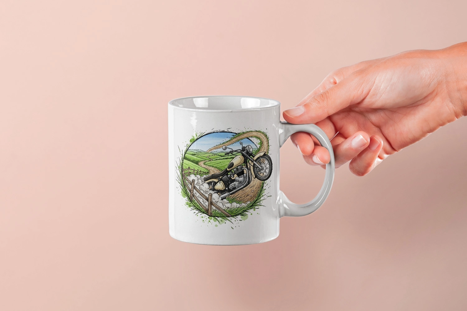 Bozkır Sürüşü - Adventure Motor - Motosiklet Temalı Kupa