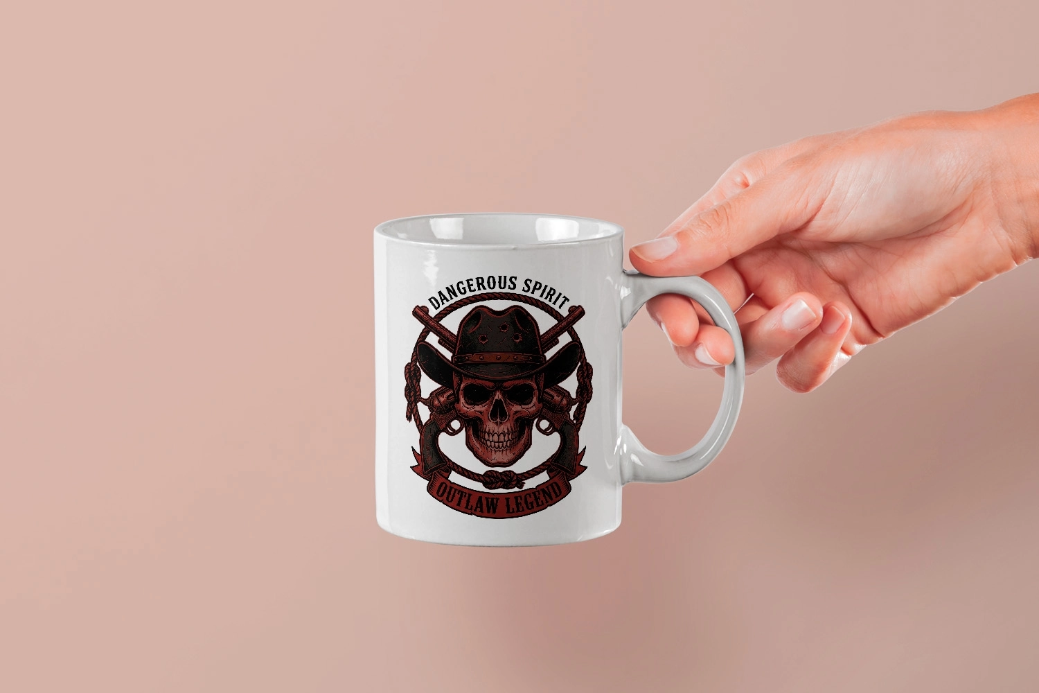 Western Outlaw Skull Kupa – Gamer Koleksiyon Kupa 