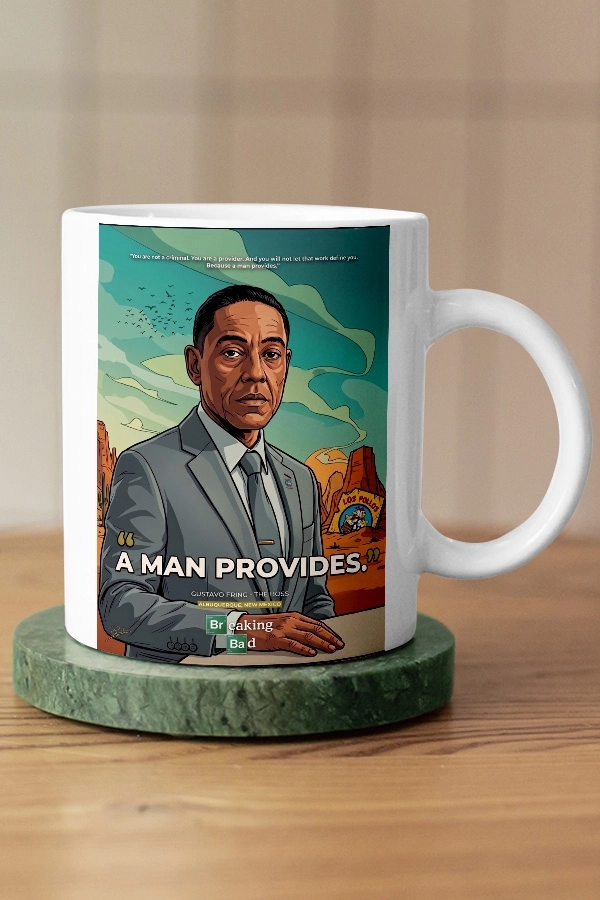 Breaking Bad Gustavo Fring ’’A Man Provides’’ Fan Art Kupa
