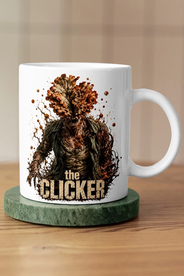 The Clicker Zombi Tasarımlı The Last of Us Fan Art Kupa