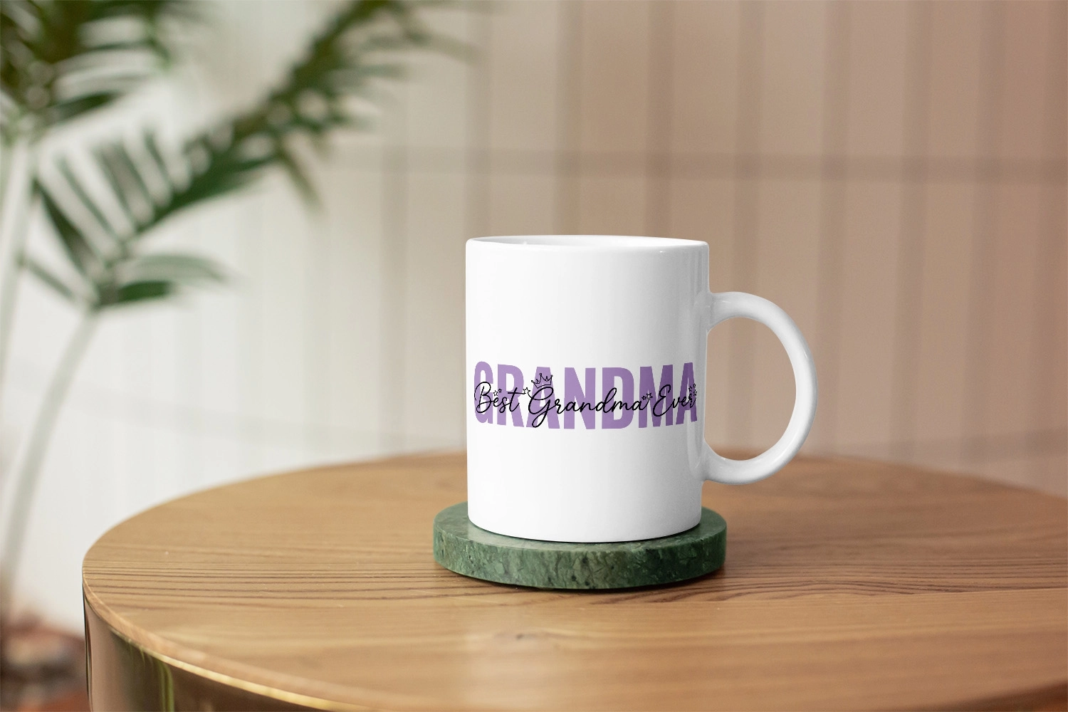 ’’Best Grandma Ever’’ Yazılı Tasarım Kupa - Büyükanneye Hediye