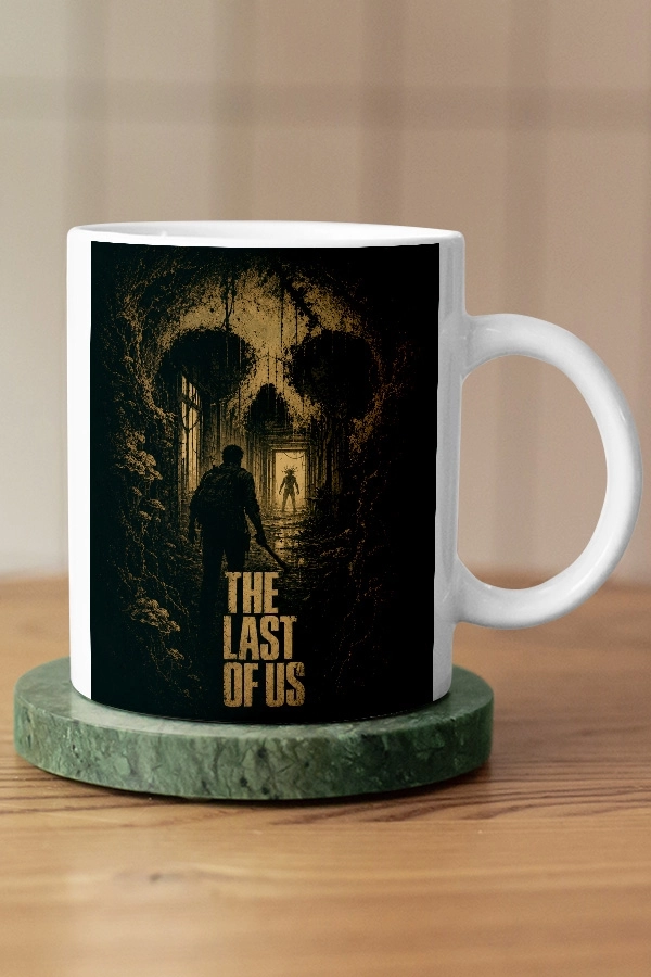 Kurukafa İllüzyonu ve Clicker The Last of Us Fan Art Kupa
