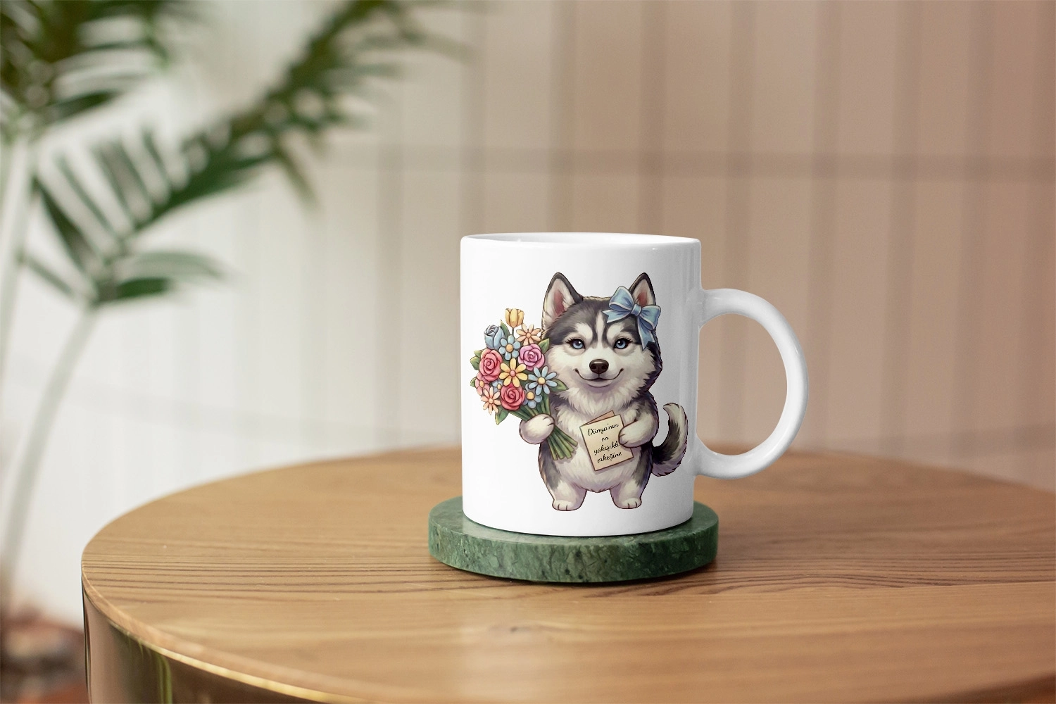 Husky - Dünya’nın En Yakışıklı Erkeğine Kupa Tasarımı – Sevgililer Günü Özel
