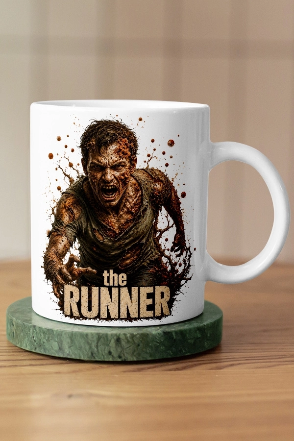 The Runner Zombi Tasarımlı The Last of Us Fan Art Kupa