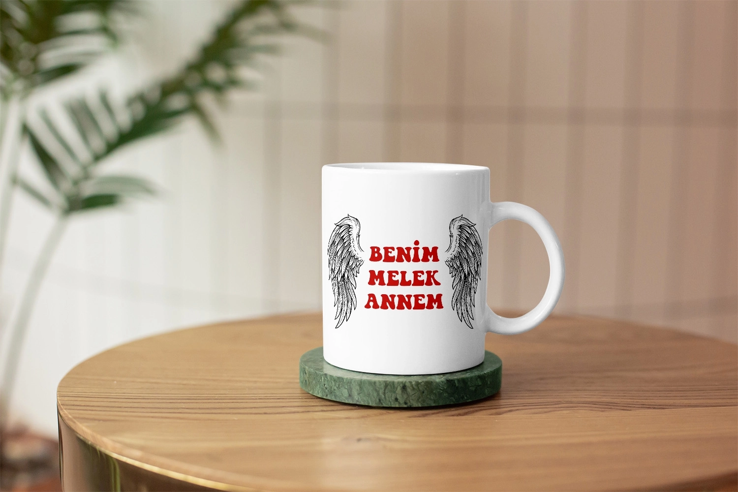 ’’Benim Melek Annem’’ Kanat Tasarımlı Kupa