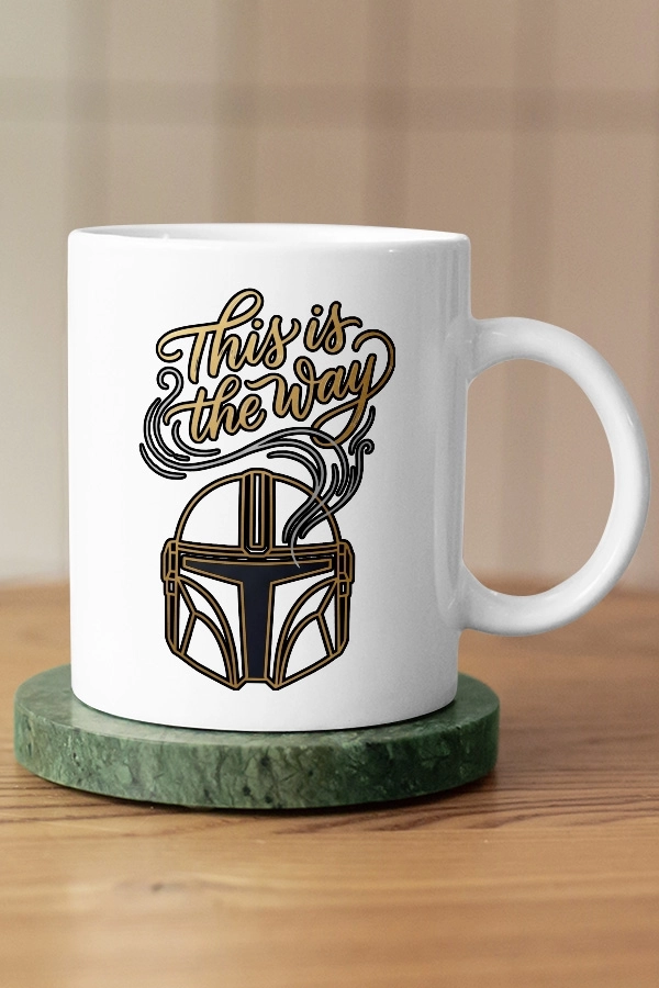 Star Wars Mandalorian This Is The Way Fan Art Tasarım Kupa 