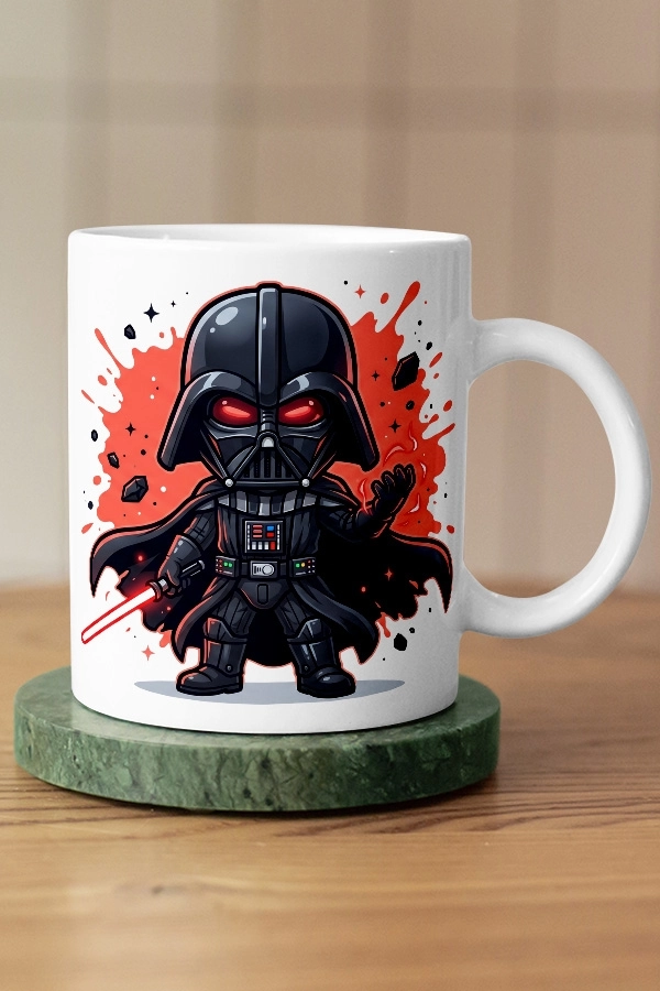 Chib Tarzı Darth Vader Fan Art Kupa 