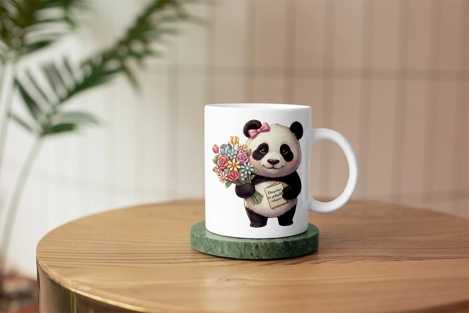 Panda - Dünya’nın En Yakışıklı Erkeğine Kupa Tasarımı – Sevgililer Günü Özel