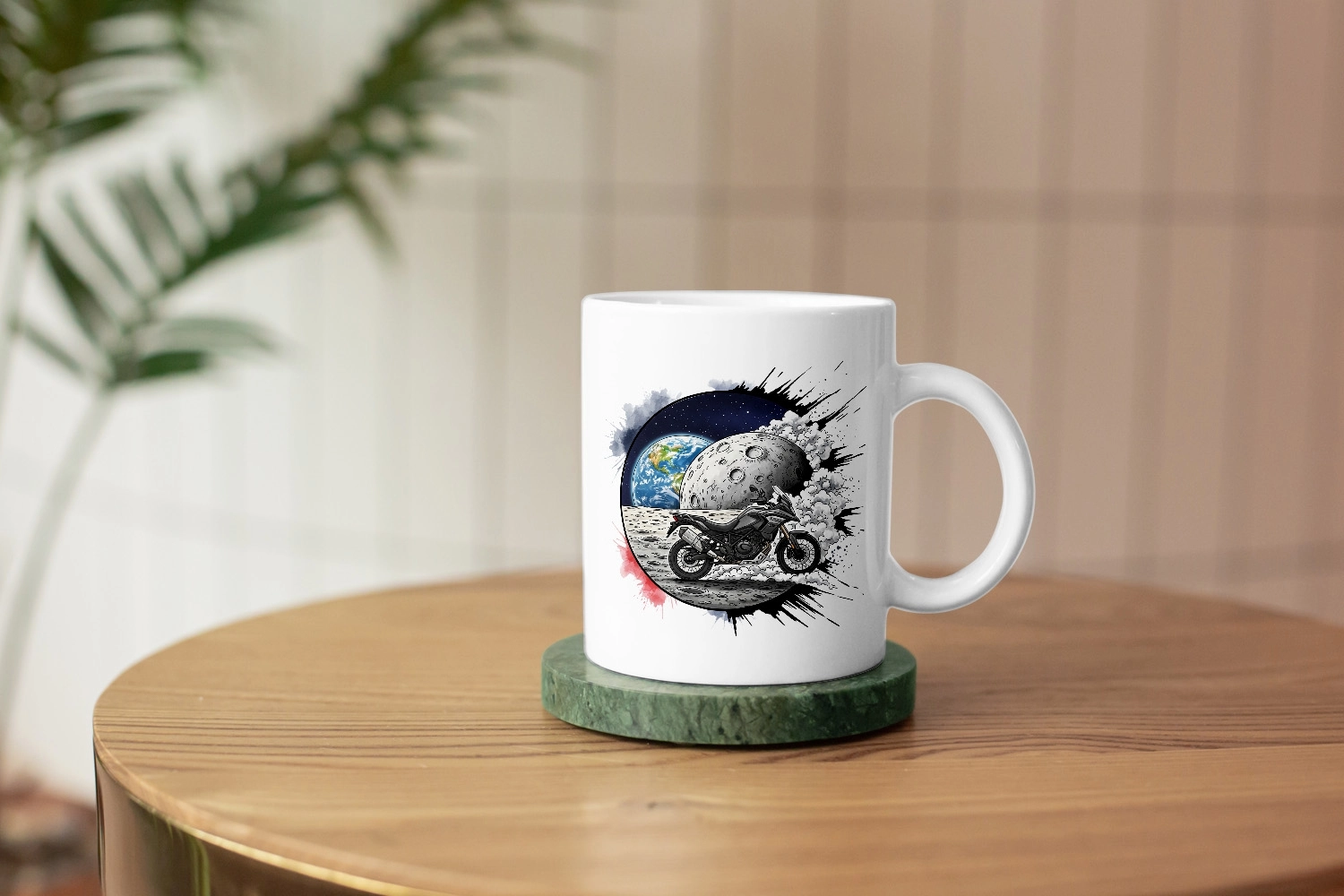 Ay Yolculuğu - Racer Motor - Motosiklet Temalı Kupa