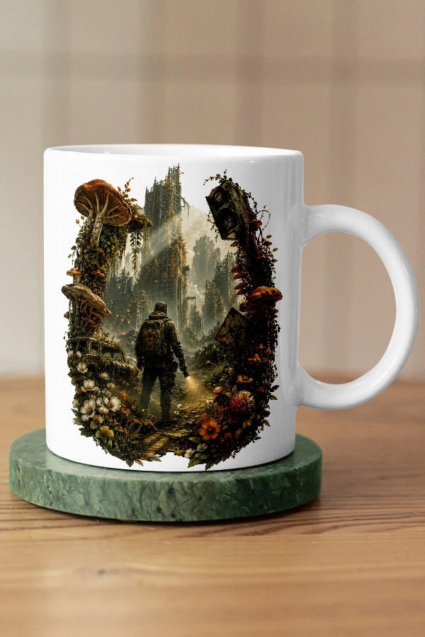 The Last of Us Cordyceps Mantarı Fan Art Kupa