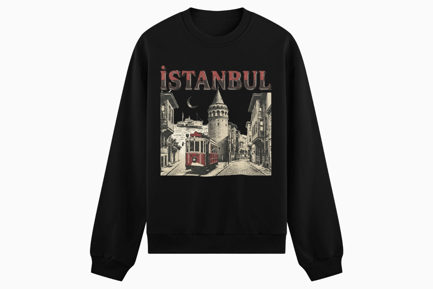 İstanbul Temalı Sweatshirt