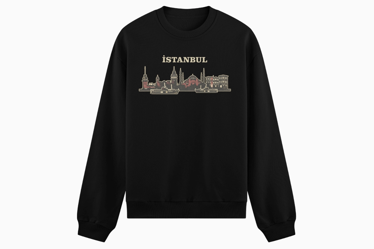İstanbul Temalı Sweatshirt