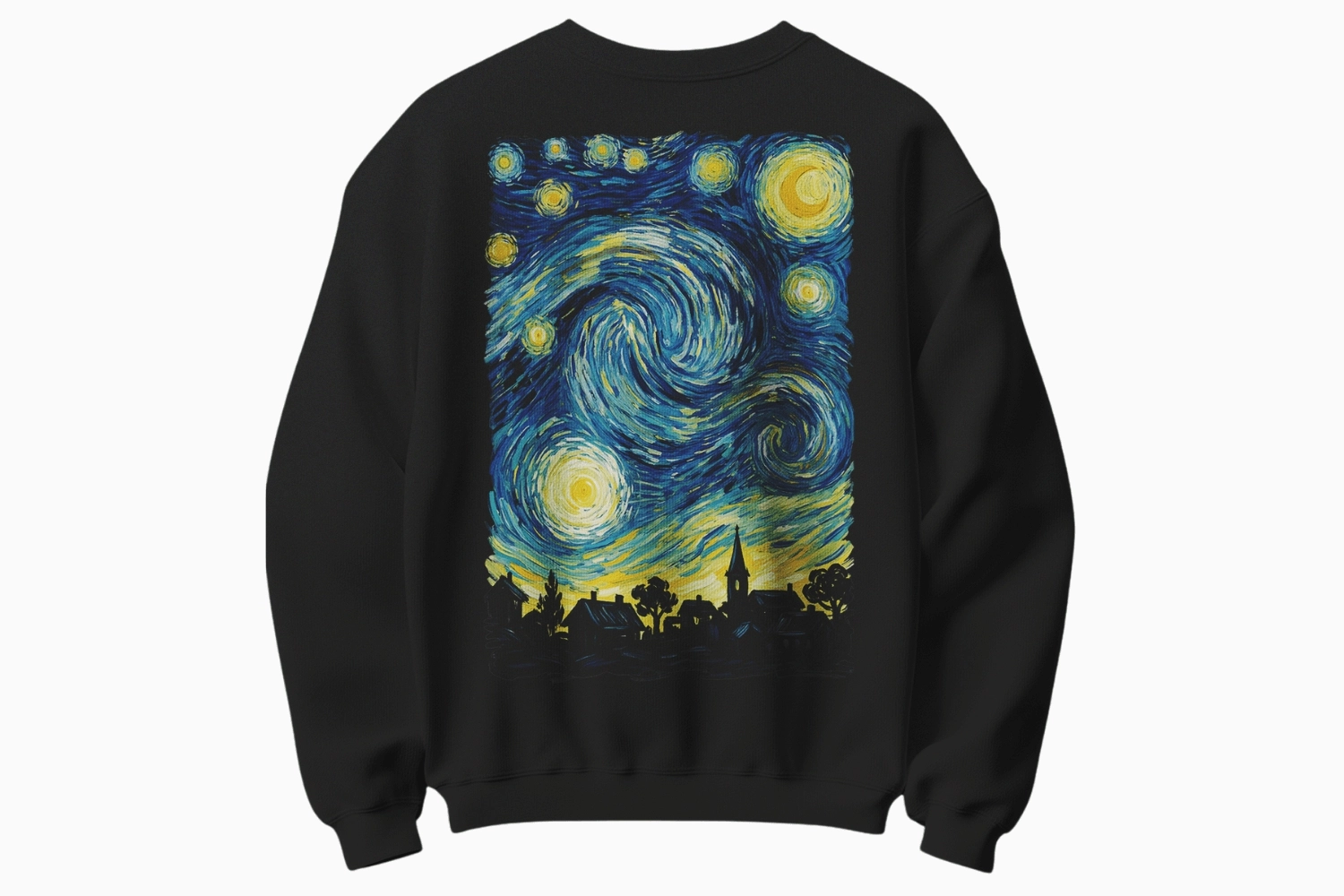 Yıldızlı Gece Temalı Sweatshirt