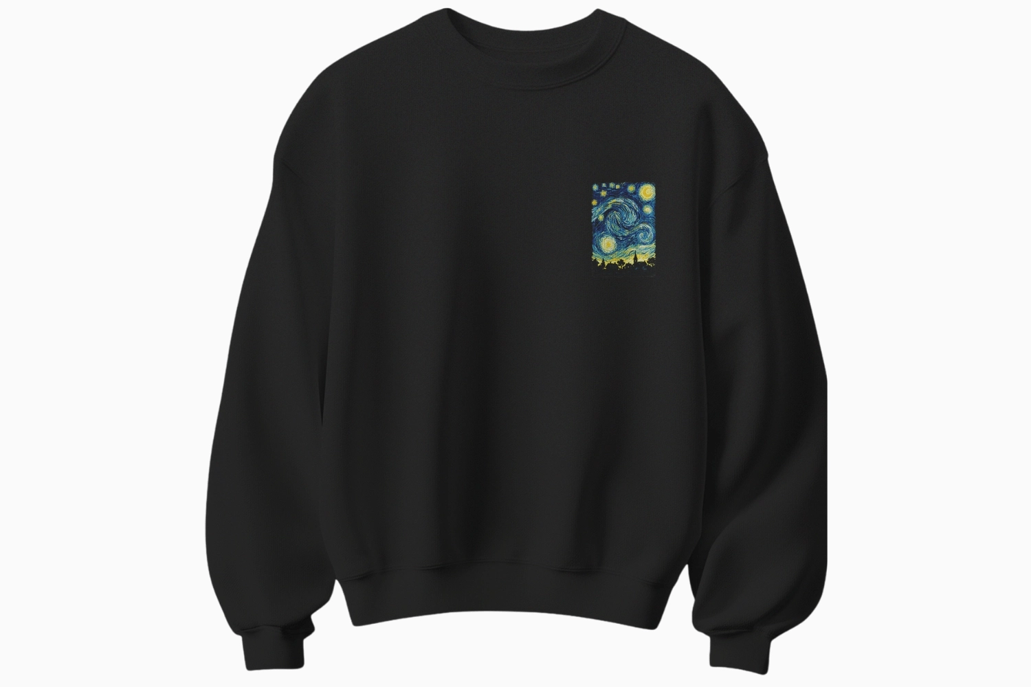 Yıldızlı Gece Temalı Sweatshirt