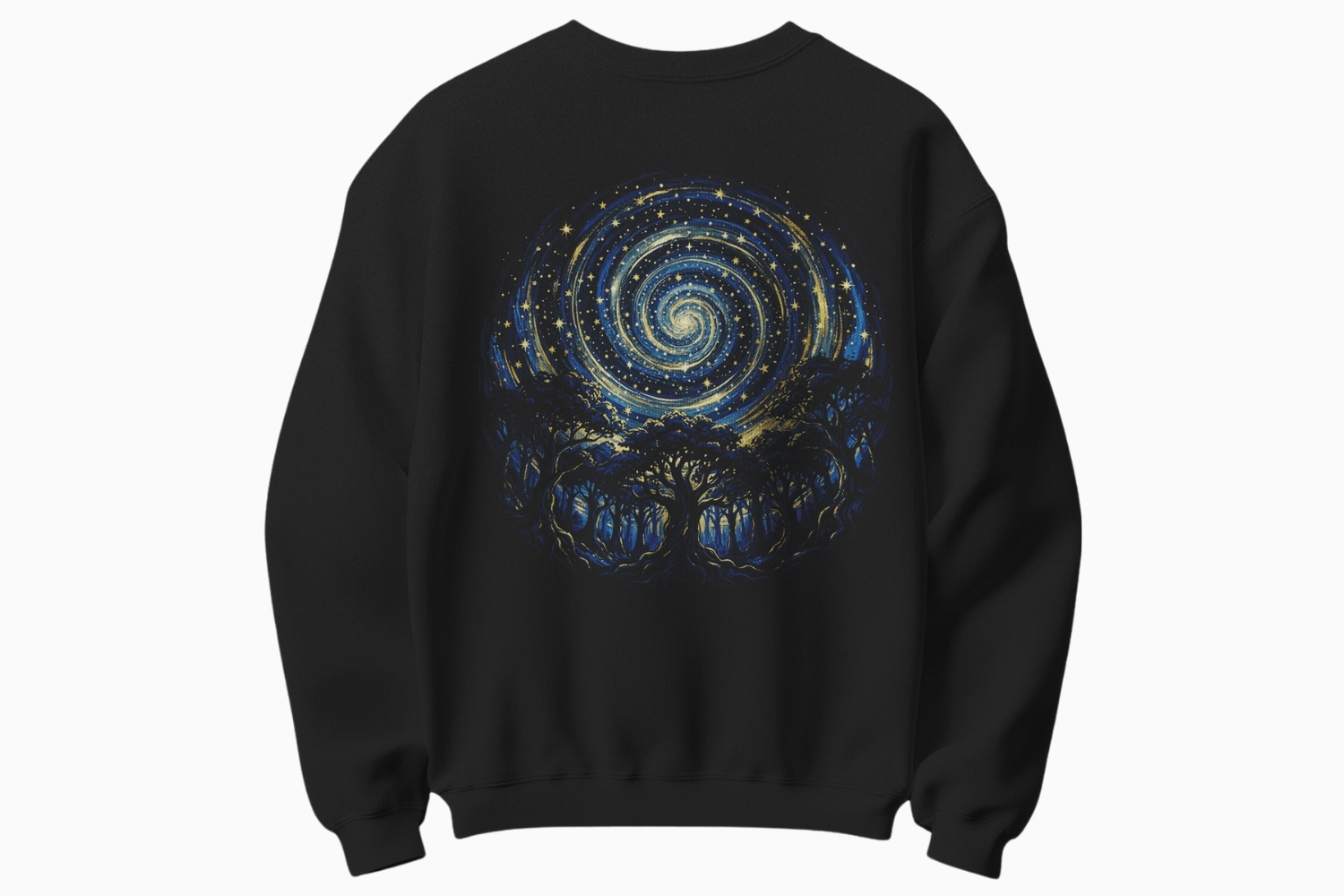 Yıldızlı Gece Temalı Sweatshirt