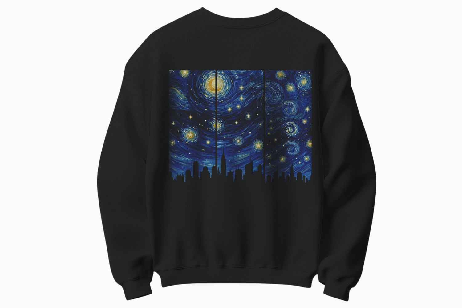 Yıldızlı Gece Temalı Sweatshirt