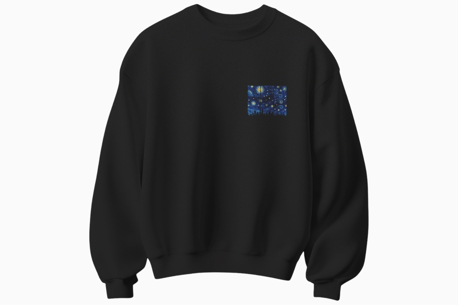 Yıldızlı Gece Temalı Sweatshirt