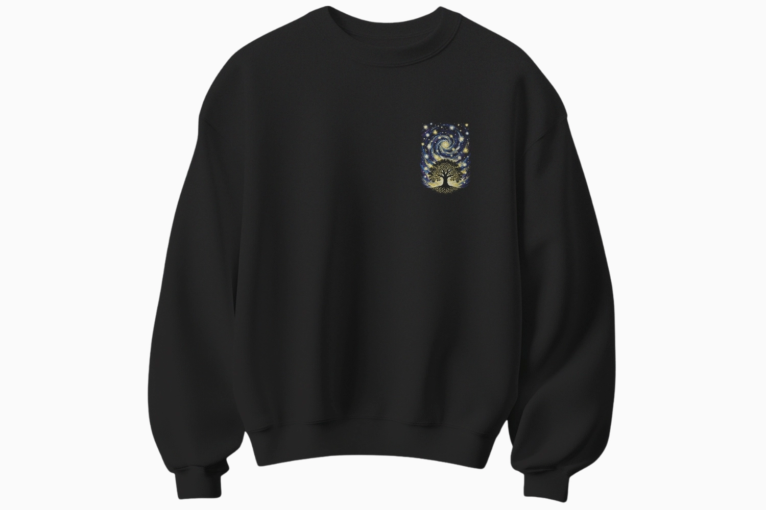 Yıldızlı Gece Temalı Sweatshirt