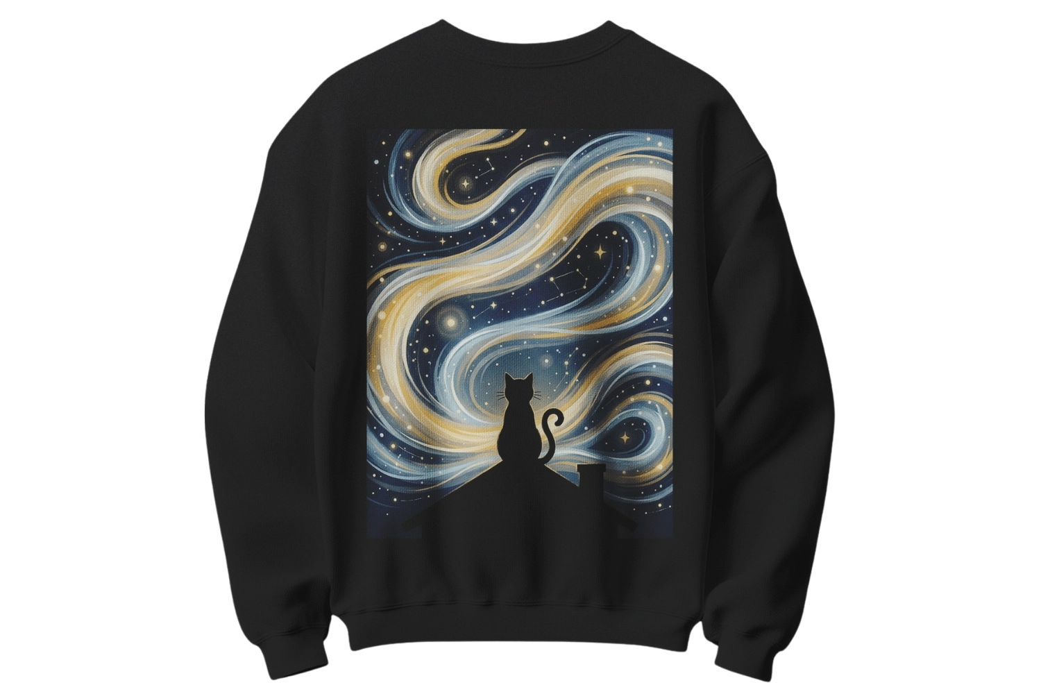 Yıldızlı Gece Temalı Sweatshirt