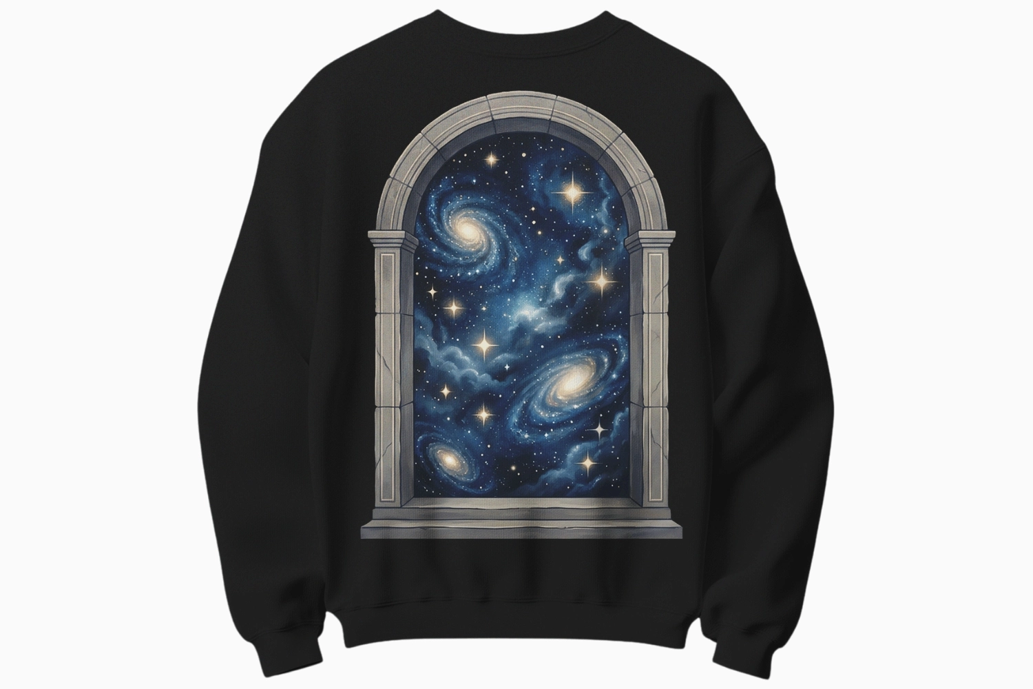 Yıldızlı Gece Temalı Sweatshirt