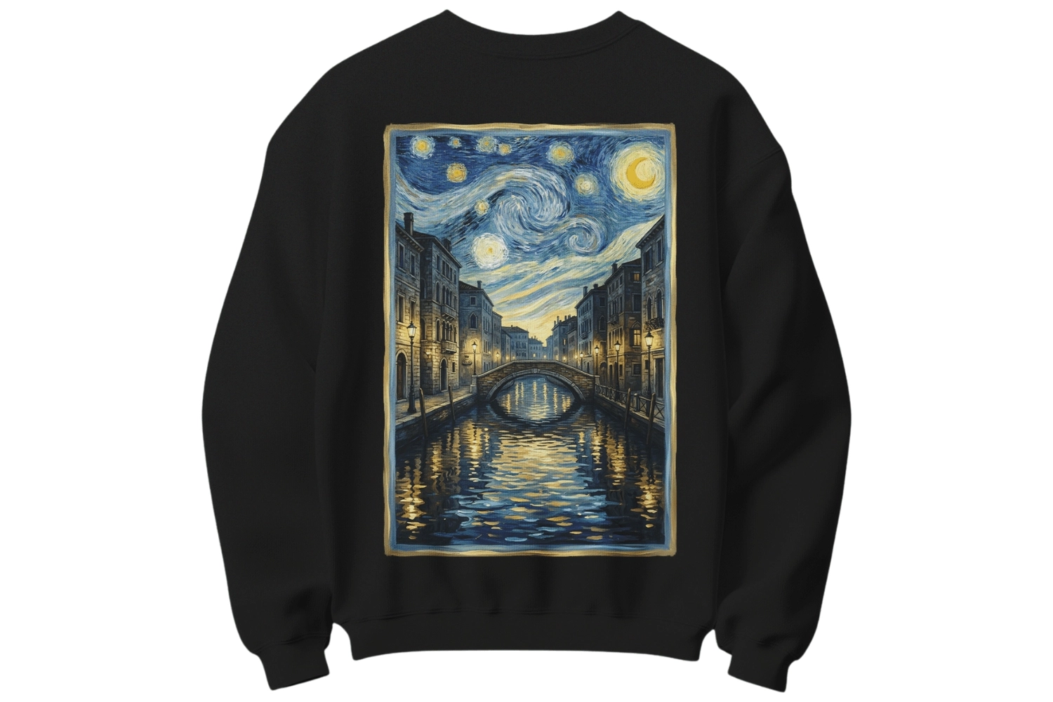 Yıldızlı Gece Temalı Sweatshirt