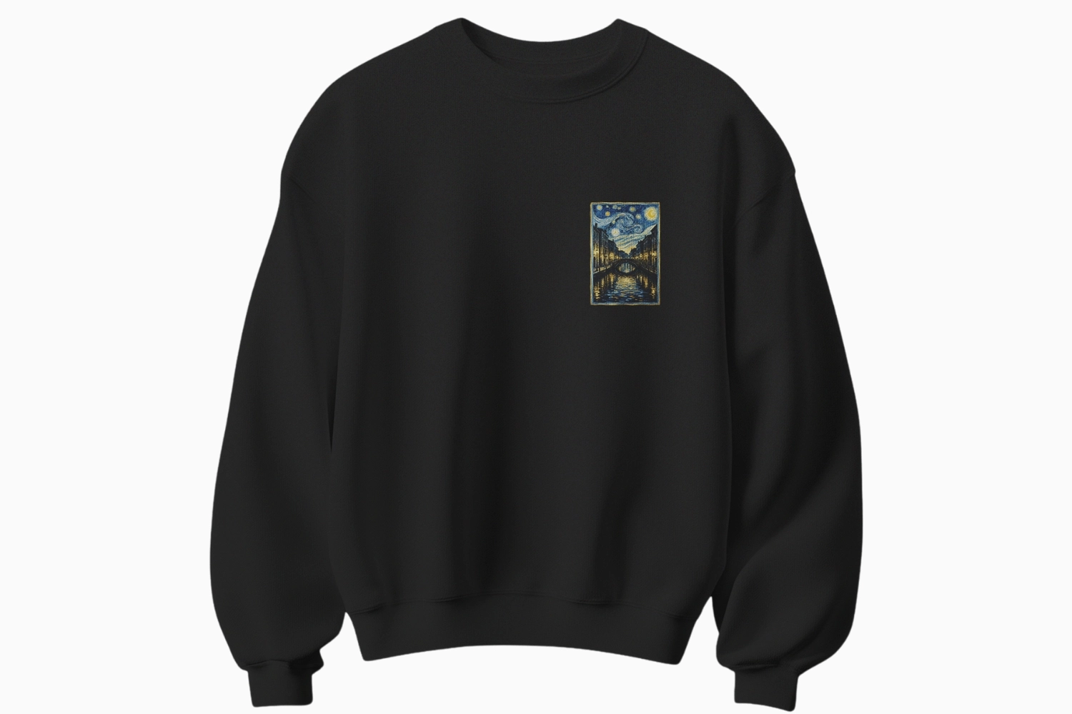 Yıldızlı Gece Temalı Sweatshirt
