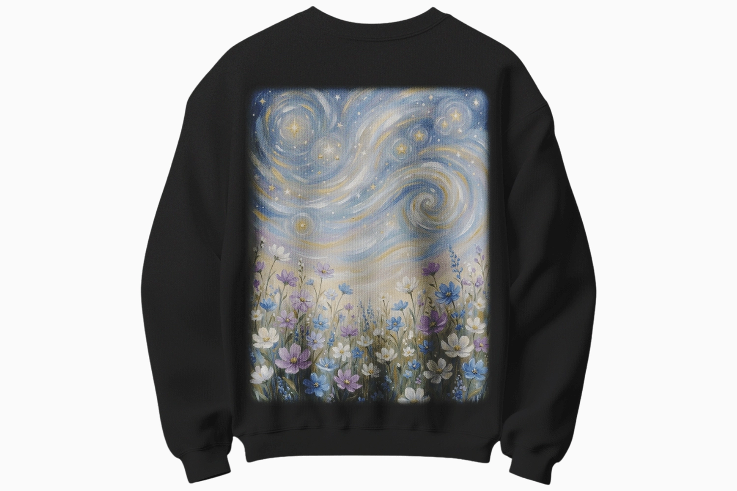 Yıldızlı Gece Temalı Sweatshirt