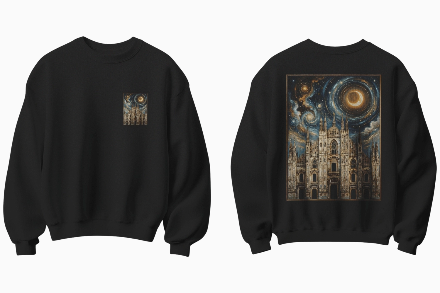 Yıldızlı Gece Temalı Sweatshirt