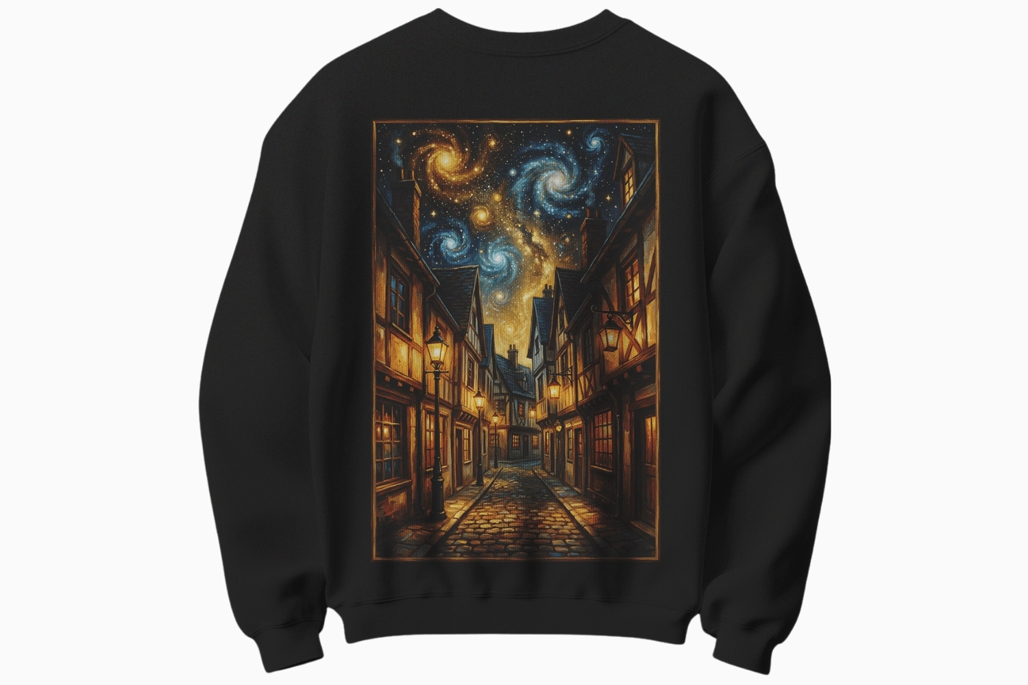 Yıldızlı Gece Temalı Sweatshirt