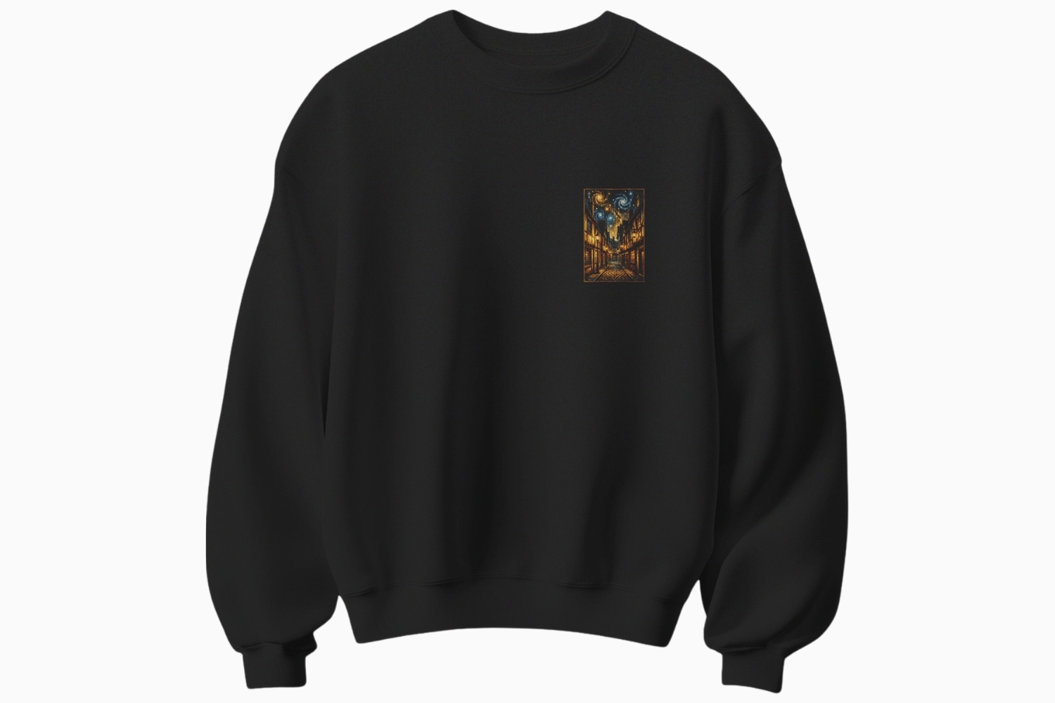 Yıldızlı Gece Temalı Sweatshirt