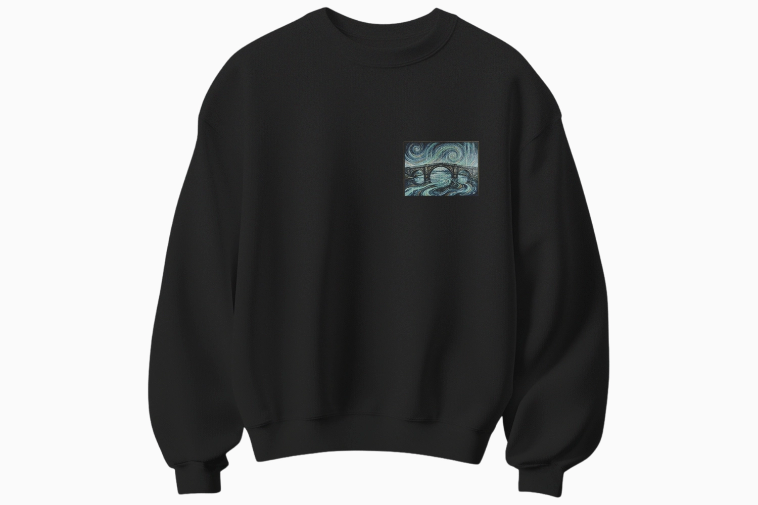 Yıldızlı Gece Temalı Sweatshirt