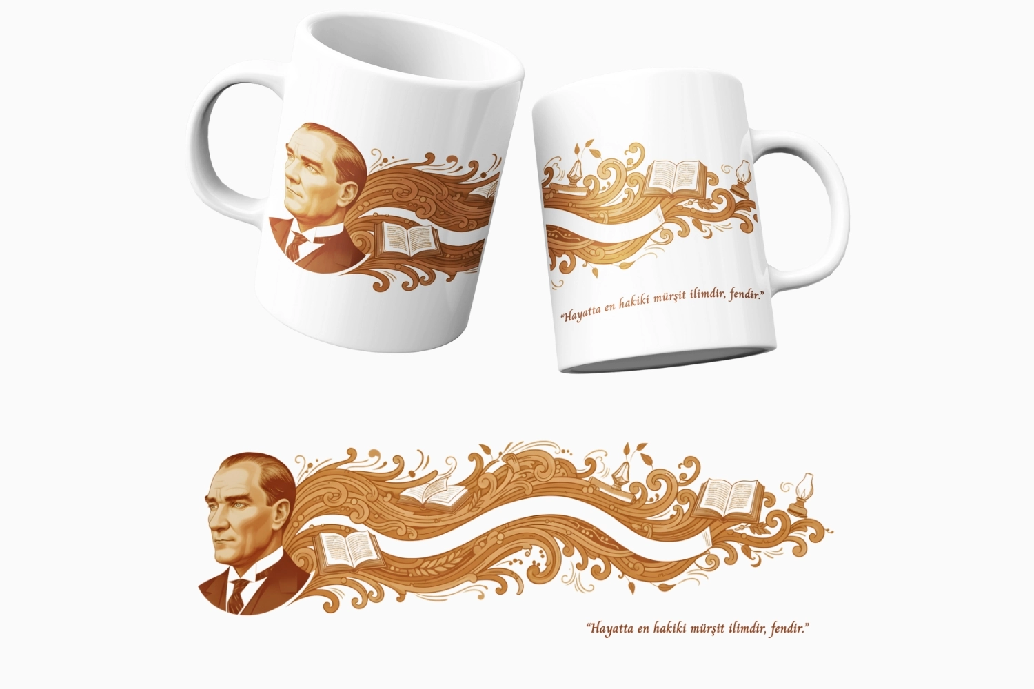 Atatürk ve Eğitim Temalı Kupa 