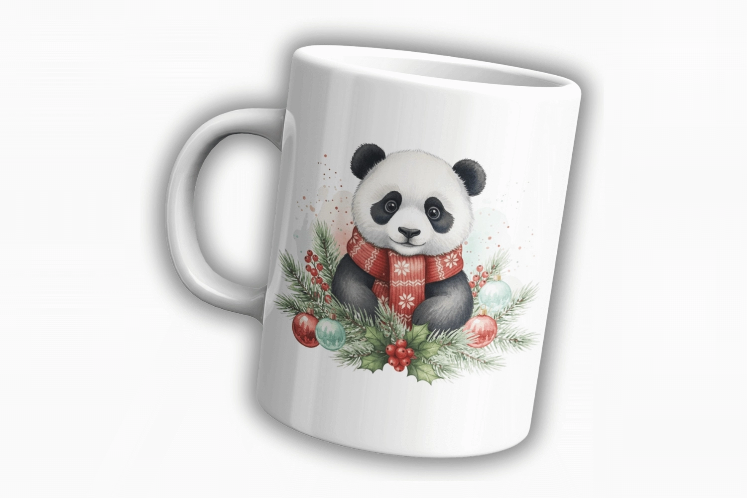 Yılbaşı Panda Temalı Kupa