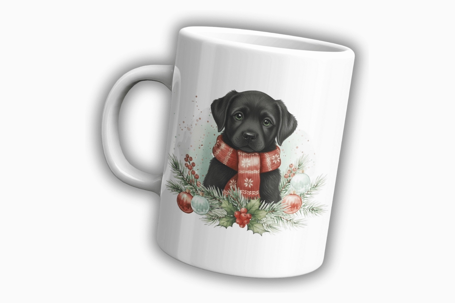 Yılbaşı Köpek Temalı Kupa