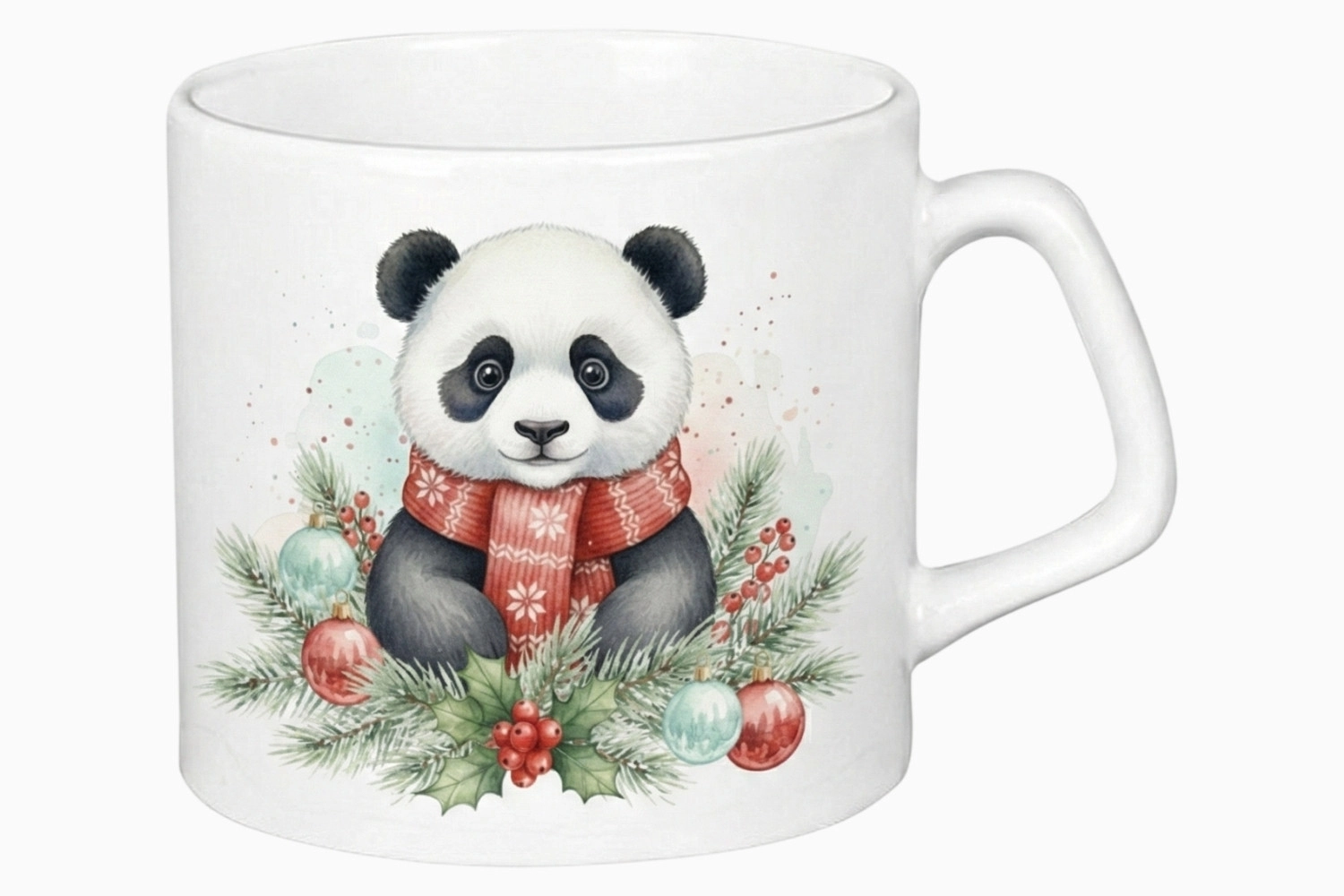  Panda Temalı Afilli Kupa