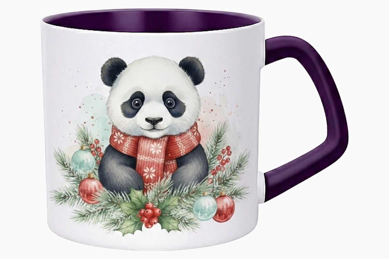  Panda Temalı Afilli Kupa
