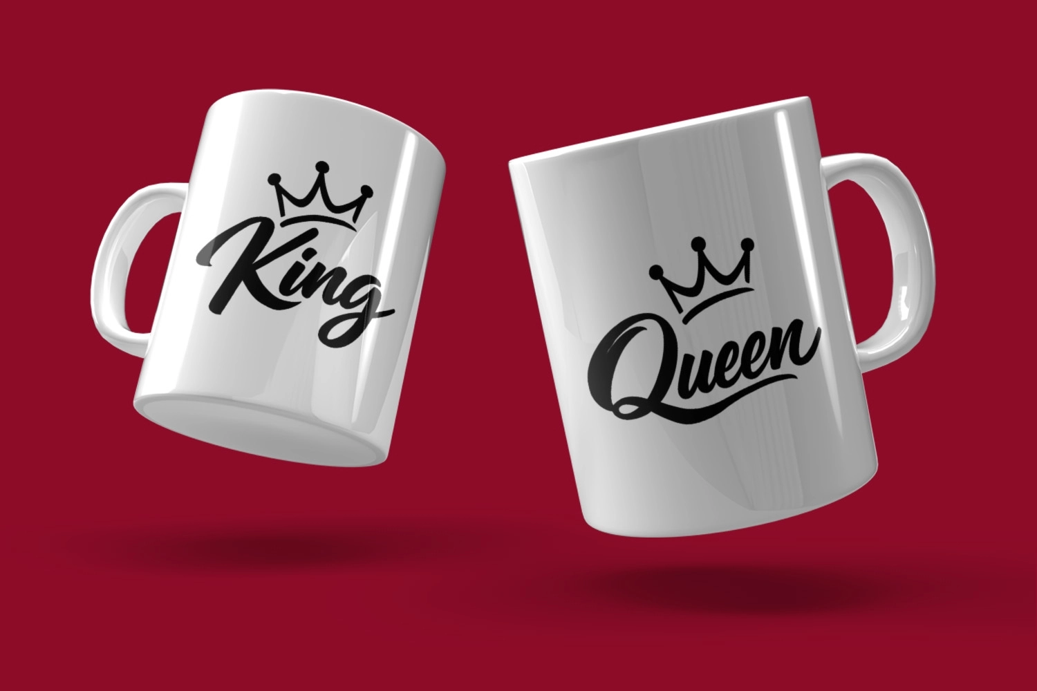 King & Queen – 2’li Kupa Seti | Sevgililer Günü Özel Tasarım